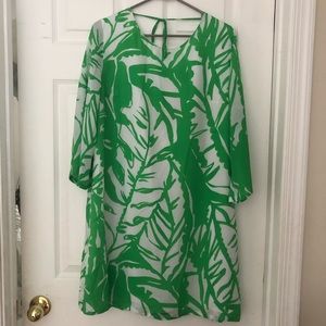 Lilly Pulitzer for Target Green Leaf Print Dress